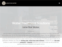 Tablet Screenshot of lonestarwater.net